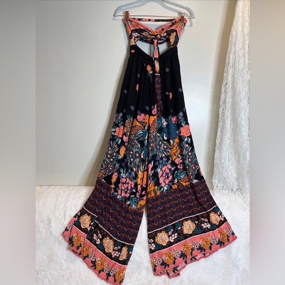 Free People Bali Birds of Paradise Cutouts jumpsuit - Picture 5 of 7